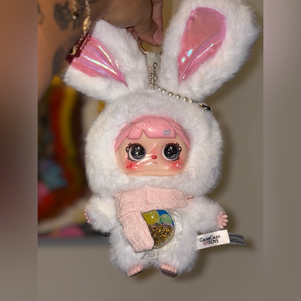 GuaGua Suggar Rabbit CONFIRMED Puff Bunny Pendant